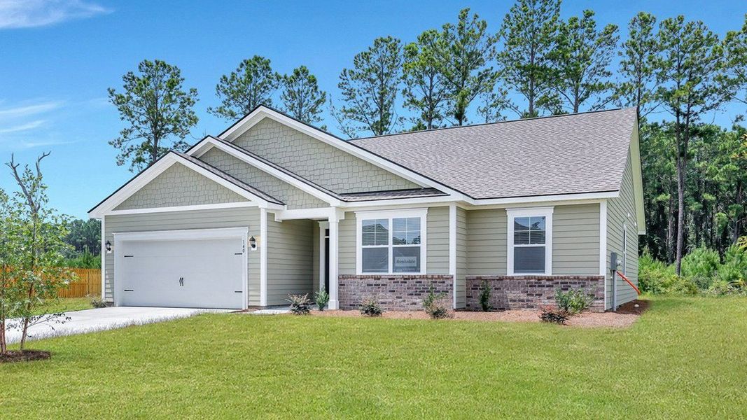 Front exterior of a home in the Fairhaven community, located in Statesboro, GA (Image 9).