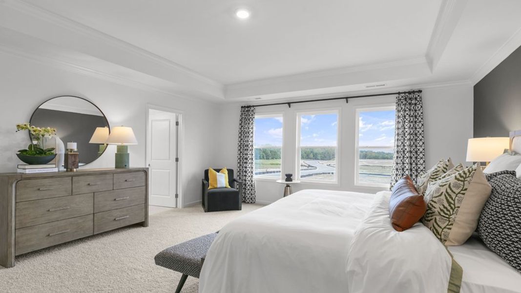 Furnished interior in a model home at Kalas Falls in Wake Forest (Image 42). Furnished interior in a model home at Kalas Falls in Wake Forest (Image 42).