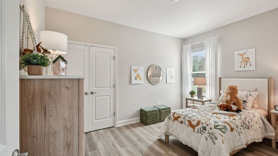 Furnished interior in a model home at Oakwood Estates in Green Cove Springs (Image 11).
