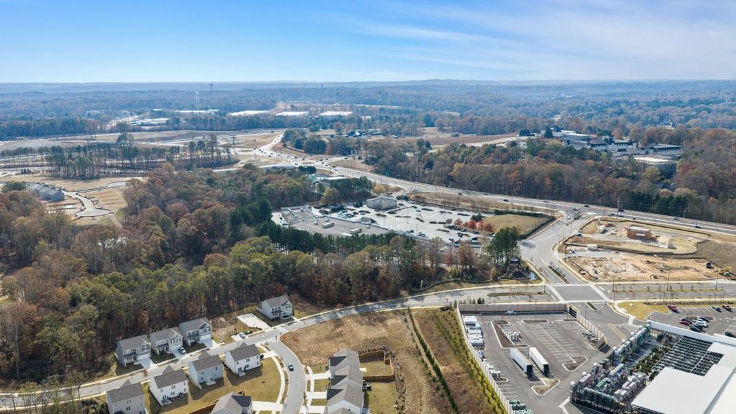 Aerial view of the Braselton Village community in Braselton, GA, showing layout and nearby surroundings (Image 19).