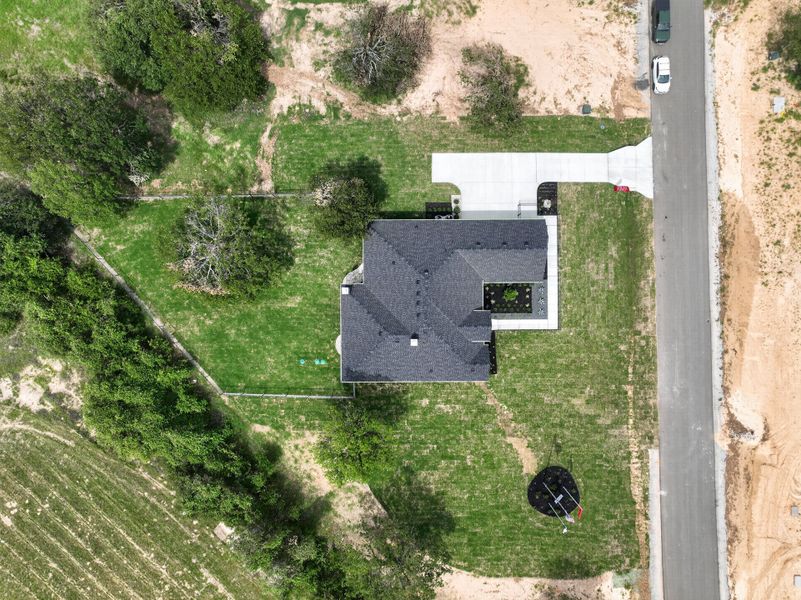 Aerial view of the Terra Vista Estates community in Springtown, TX, showing layout and nearby surroundings (Image 12).