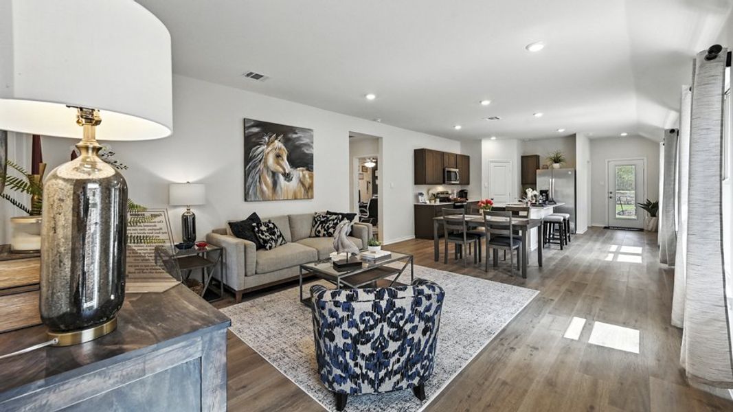 Furnished interior in a model home at Elevon in Lavon (Image 38). Furnished interior in a model home at Elevon in Lavon (Image 38).