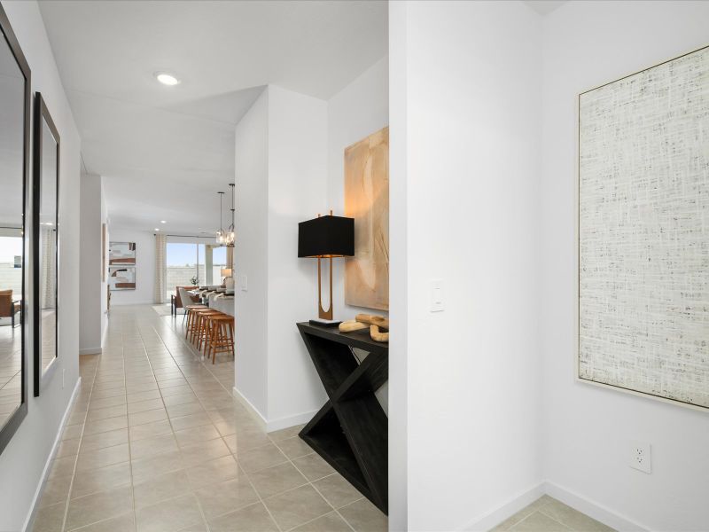 Furnished interior in a model home at Rancho Mirage Estate Series in Maricopa (Image 32). Furnished interior in a model home at Rancho Mirage Estate Series in Maricopa (Image 32).