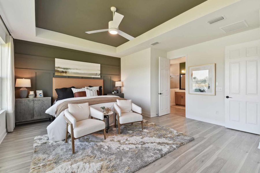 Furnished interior in a model home at Coasterra in Palmetto (Image 19).