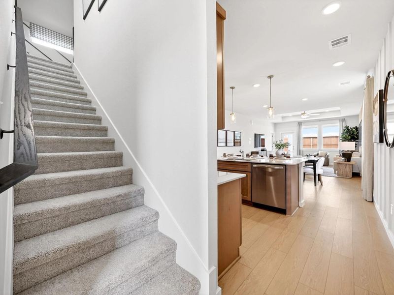 Furnished interior in a model home at Heartland in Heartland (Image 18).