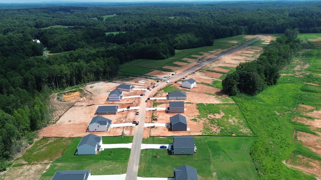 Aerial view of the Baymeade community in Lexington, NC, showing layout and nearby surroundings (Image 10).
