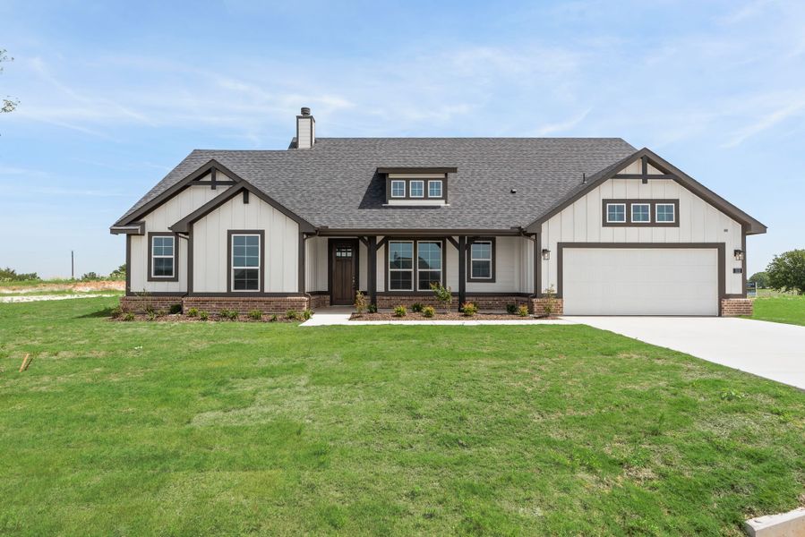Front exterior of a home in the Terra Escalante community, located in Blue Ridge, TX (Image 6). Front exterior of a home in the Terra Escalante community, located in Blue Ridge, TX (Image 6).