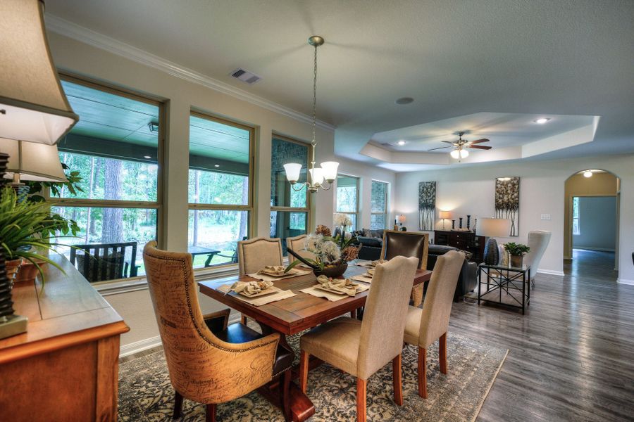 Furnished interior in a model home at Encino Estates in Dayton (Image 19). Furnished interior in a model home at Encino Estates in Dayton (Image 19).