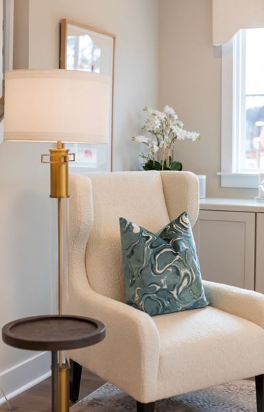 Furnished interior in a model home at Holding Village in Wake Forest (Image 15). Furnished interior in a model home at Holding Village in Wake Forest (Image 15).