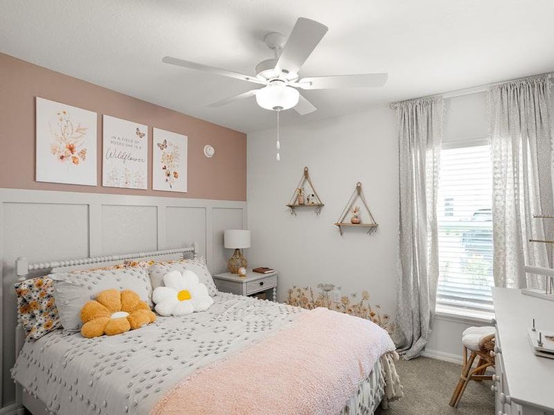 Secondary bedrooms provide space for everyone in your household - Parker model home in Wimauma, FL