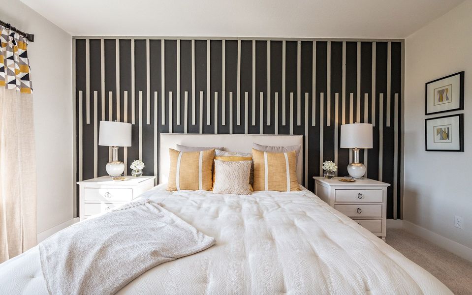 Furnished interior in a model home at The Grove in Sherman (Image 28).