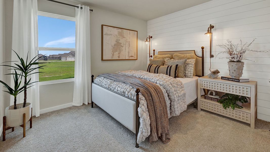 Furnished interior in a model home at Hartland Ranch in Lockhart (Image 16).