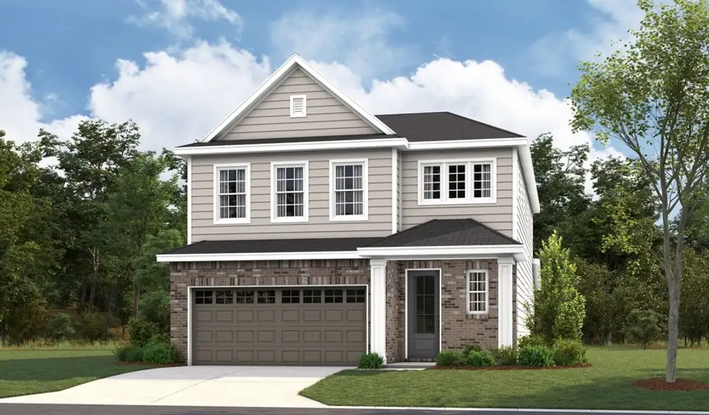 Front exterior of a home in the The Villages at Cider Grove community, located in White House, TN (Image 11). Front exterior of a home in the The Villages at Cider Grove community, located in White House, TN (Image 11).