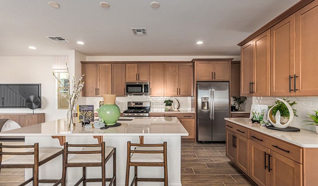 Furnished interior in a model home at Fusion at Blossom Rock in Apache Junction (Image 27).