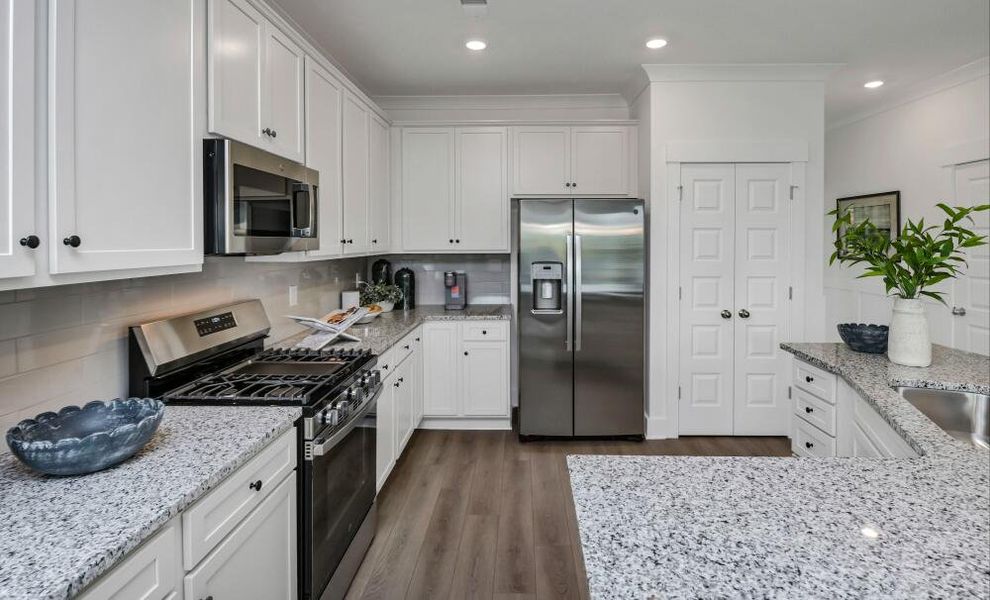 Furnished interior in a model home at Ferry Grove in Lexington (Image 10).
