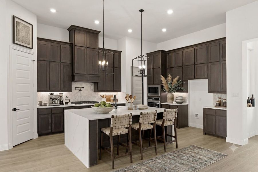 Furnished interior in a model home at Heritage in McLendon-Chisholm (Image 6).