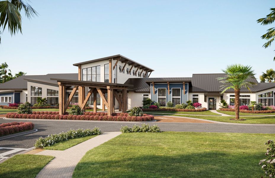 Expansive Clubhouse Rendering