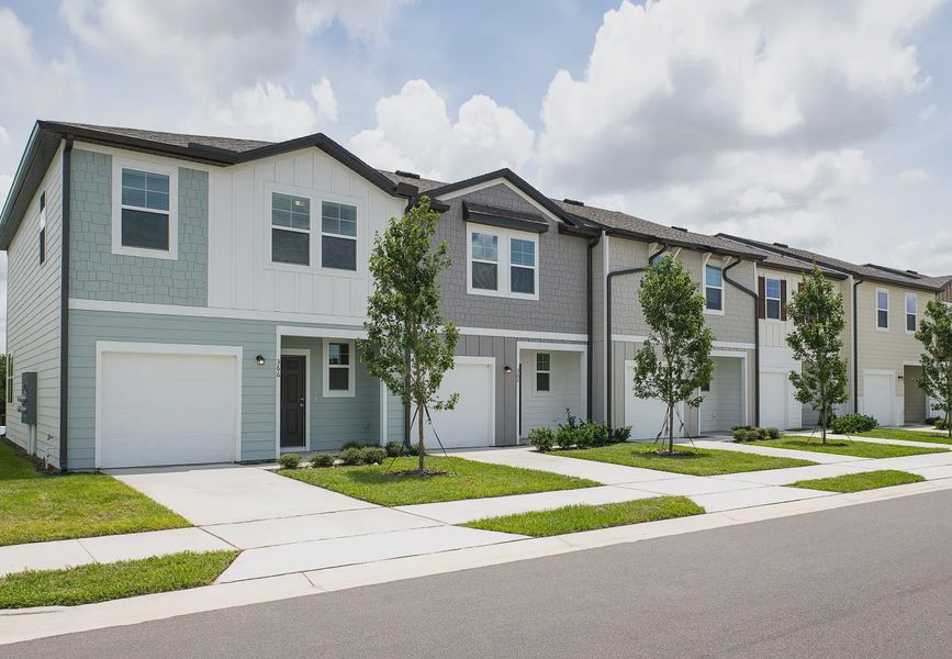 Front exterior of a home in the Temples Crossing community, located in Davenport, FL (Image 10). Front exterior of a home in the Temples Crossing community, located in Davenport, FL (Image 10).
