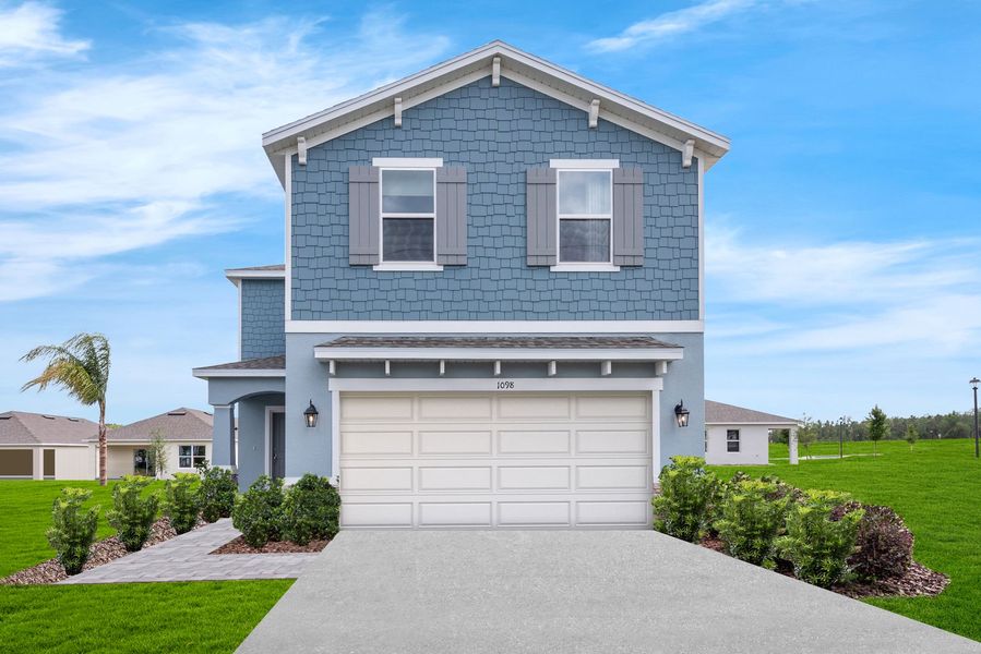Front exterior of a home in the Avalon Park Tavares Single Family Homes community, located in Tavares, FL (Image 5).