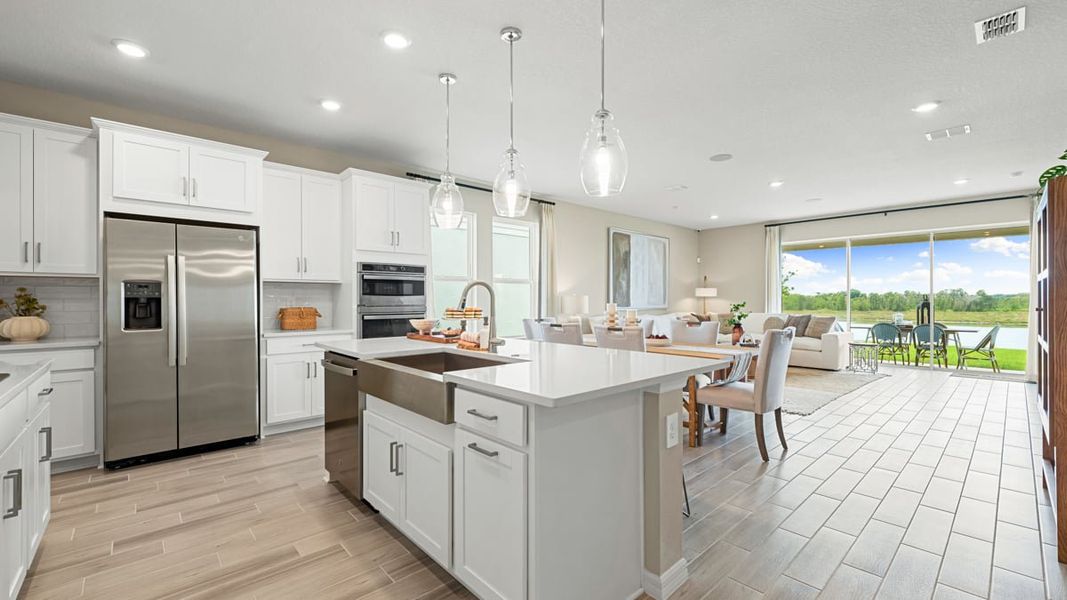 Furnished interior in a model home at Indigo Creek in Apollo Beach (Image 18). Furnished interior in a model home at Indigo Creek in Apollo Beach (Image 18).