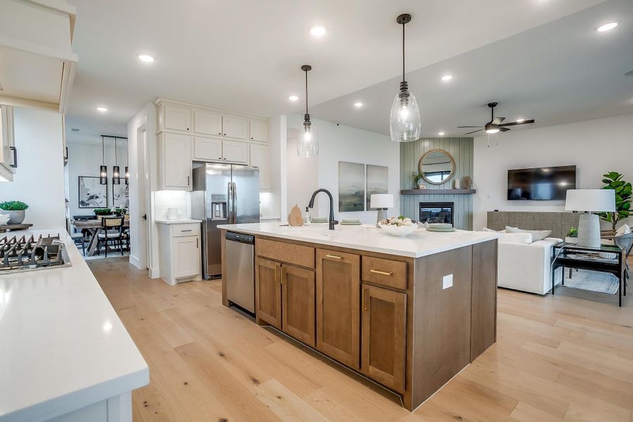 Furnished interior in a model home at Sweetgrass in Fort Worth (Image 24).