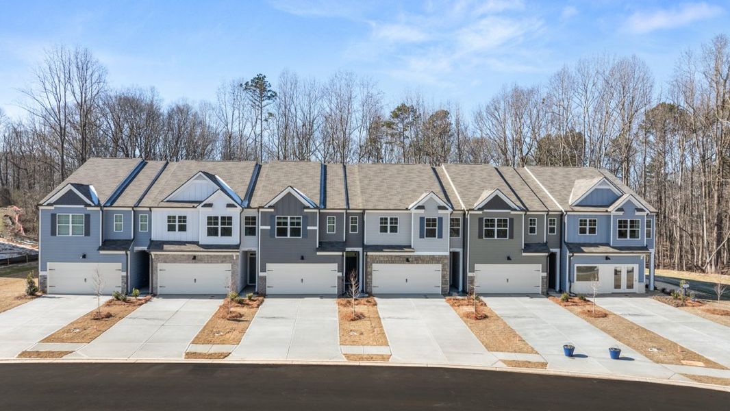 Front exterior of a home in the Oconee Overlook Townhomes community, located in Gainesville, GA (Image 10).