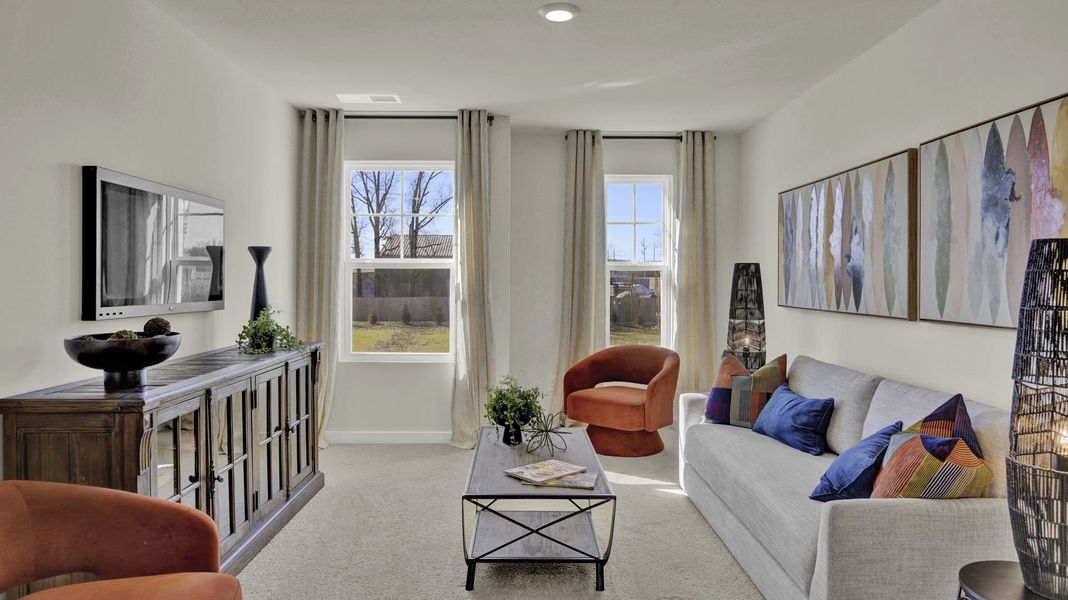 Furnished interior in a model home at Powell Meadows in Cleveland (Image 12).