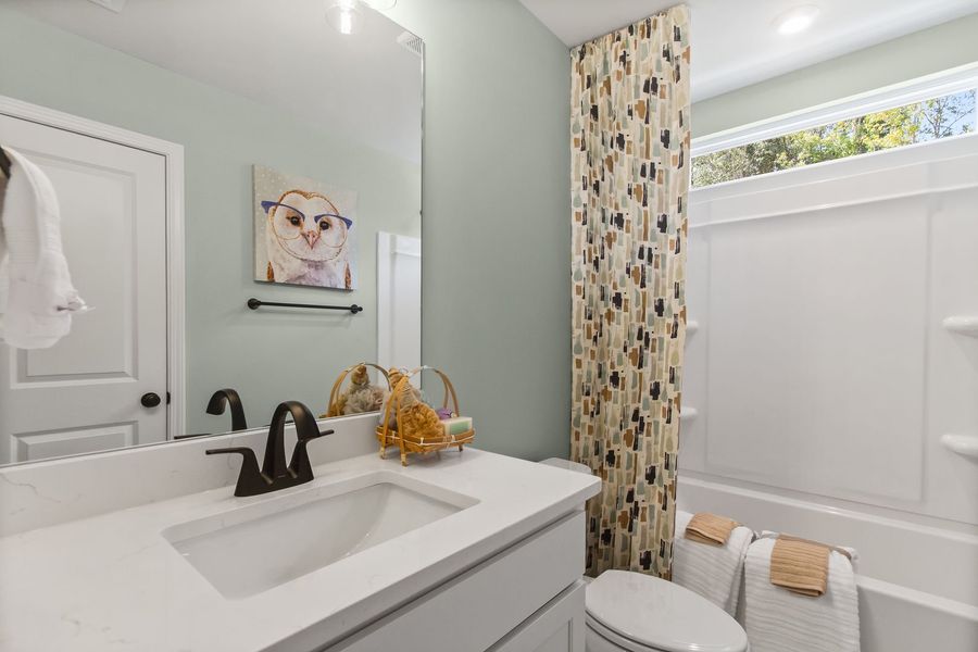 Spacious Full Bathrooms