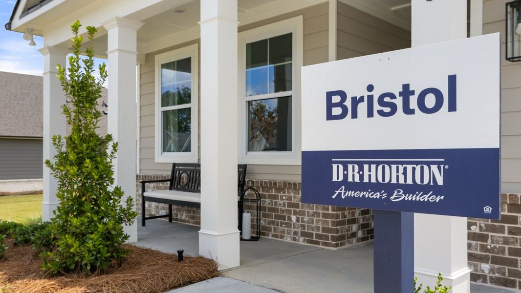 Front exterior of a home in the Hamptons at Riverwood North community, located in Dallas, GA (Image 6).