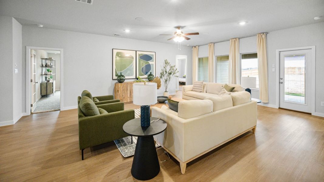 Furnished interior in a model home at Salem Crossing in Victoria (Image 10). Furnished interior in a model home at Salem Crossing in Victoria (Image 10).