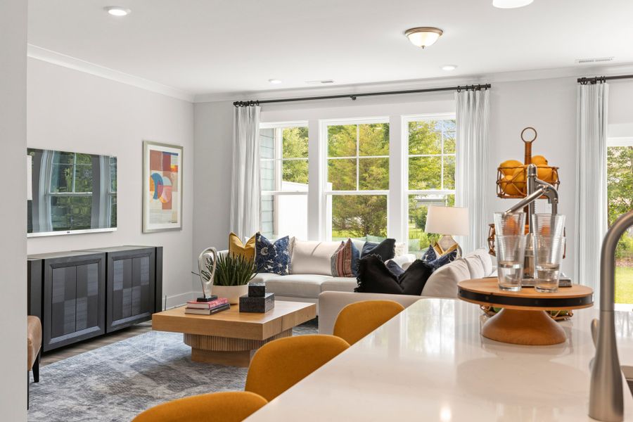 Furnished interior in a model home at Harbor Crossing in Greensboro (Image 15). Furnished interior in a model home at Harbor Crossing in Greensboro (Image 15).