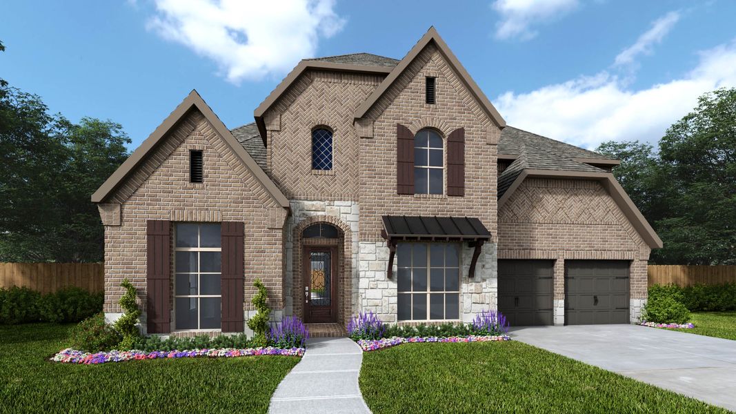 Front exterior of a home in the The Parks at Wilson Creek community, located in Celina, TX (Image 4).