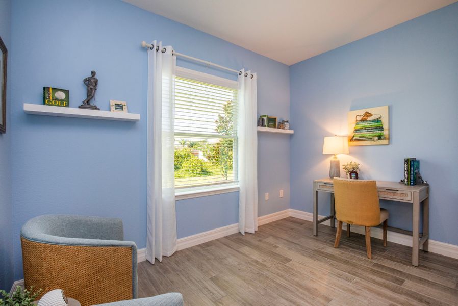 Furnished interior in a model home at Lehigh Acres Signature in Lehigh Acres (Image 12).