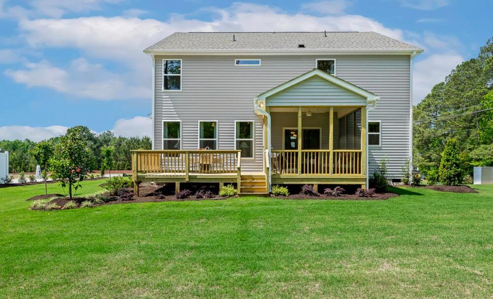 Front exterior of a home in the Castlewood community, located in Archer Lodge, NC (Image 9). Front exterior of a home in the Castlewood community, located in Archer Lodge, NC (Image 9).