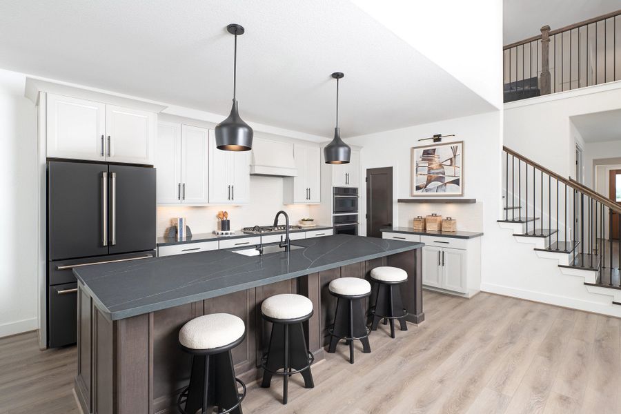 Furnished interior in a model home at Austin Point in Richmond (Image 6). Furnished interior in a model home at Austin Point in Richmond (Image 6).