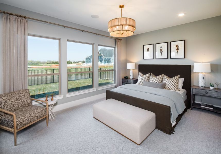 Furnished interior in a model home at Heath Golf and Yacht Club in Heath (Image 22). Furnished interior in a model home at Heath Golf and Yacht Club in Heath (Image 22).