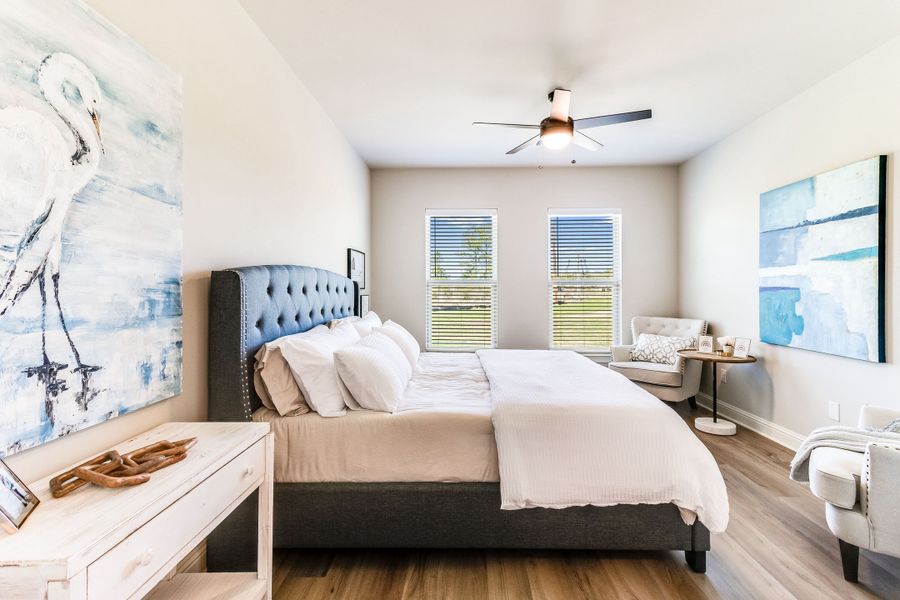 Furnished interior in a model home at Eagle Pointe in Pensacola (Image 11).