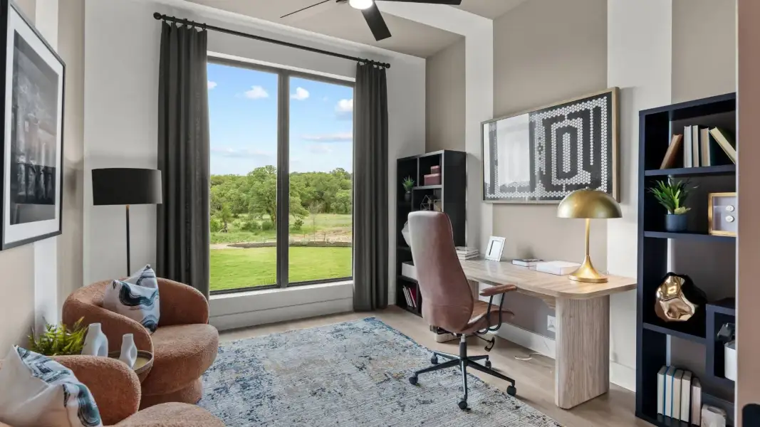 Furnished interior in a model home at Megan's Landing in Castroville (Image 12). Furnished interior in a model home at Megan's Landing in Castroville (Image 12).