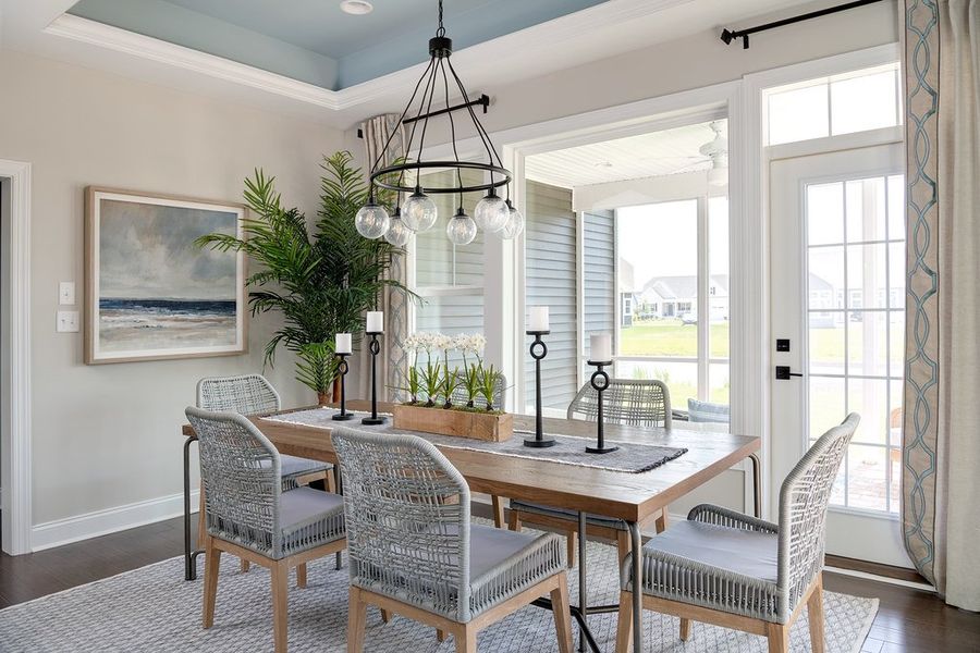 Furnished interior in a model home at Norman Ridge in Hendersonville (Image 2). Furnished interior in a model home at Norman Ridge in Hendersonville (Image 2).