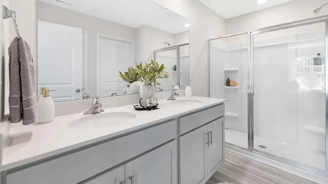 Furnished interior in a model home at Ashenwood Commons in Monroe (Image 16). Furnished interior in a model home at Ashenwood Commons in Monroe (Image 16).