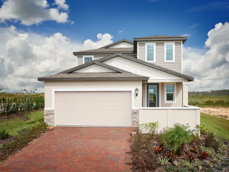 Exterior of the Yellowstone floorplan modeled at Springs at Lake Alfred