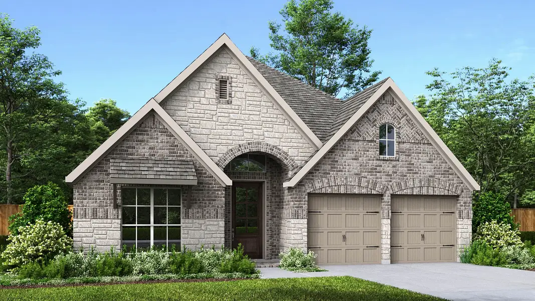 Front exterior of a home in the Two Step Farm community, located in Montgomery, TX (Image 7).
