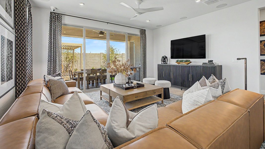 Furnished interior in a model home at Apache Farms in Buckeye (Image 3).