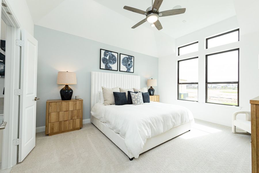 Furnished interior in a model home at Bridgeland: Bridgeland 40' Homesites in Cypress (Image 11). Furnished interior in a model home at Bridgeland: Bridgeland 40' Homesites in Cypress (Image 11).