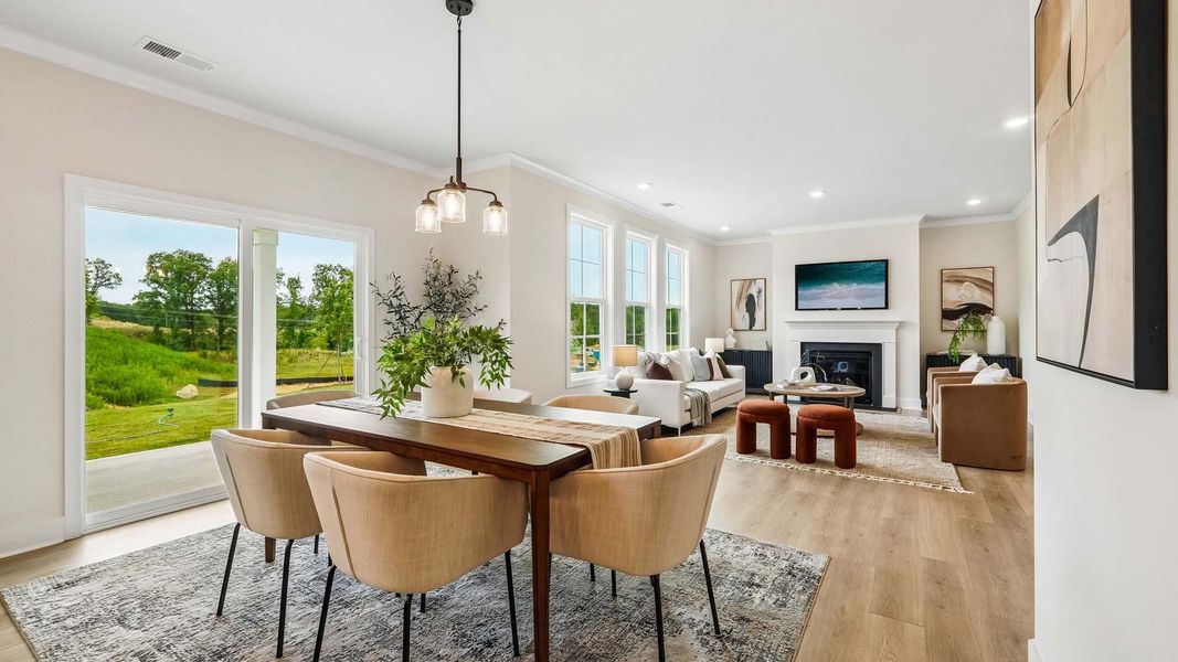 Furnished interior in a model home at Avalon of Gastonia in Gastonia (Image 10).