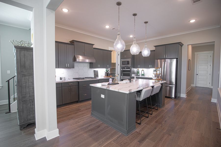 Furnished interior in a model home at Myers Park in Arlington (Image 18).