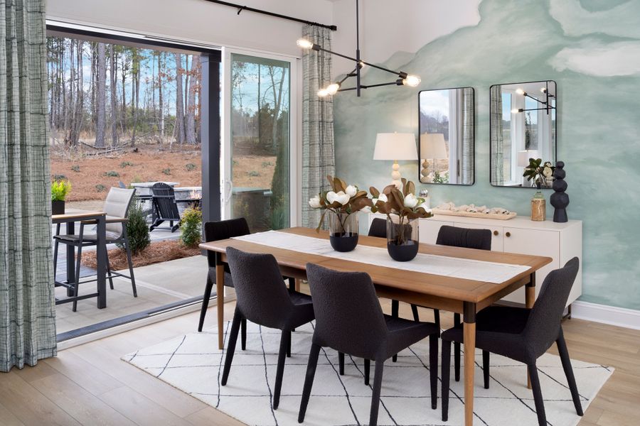 Furnished interior in a model home at Hardy Pond in Rock Hill (Image 8).