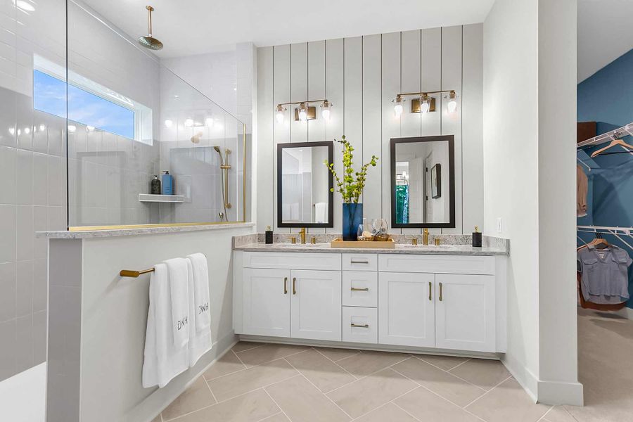 Furnished interior in a model home at Point Hope - Village Collection in Charleston (Image 23). Furnished interior in a model home at Point Hope - Village Collection in Charleston (Image 23).