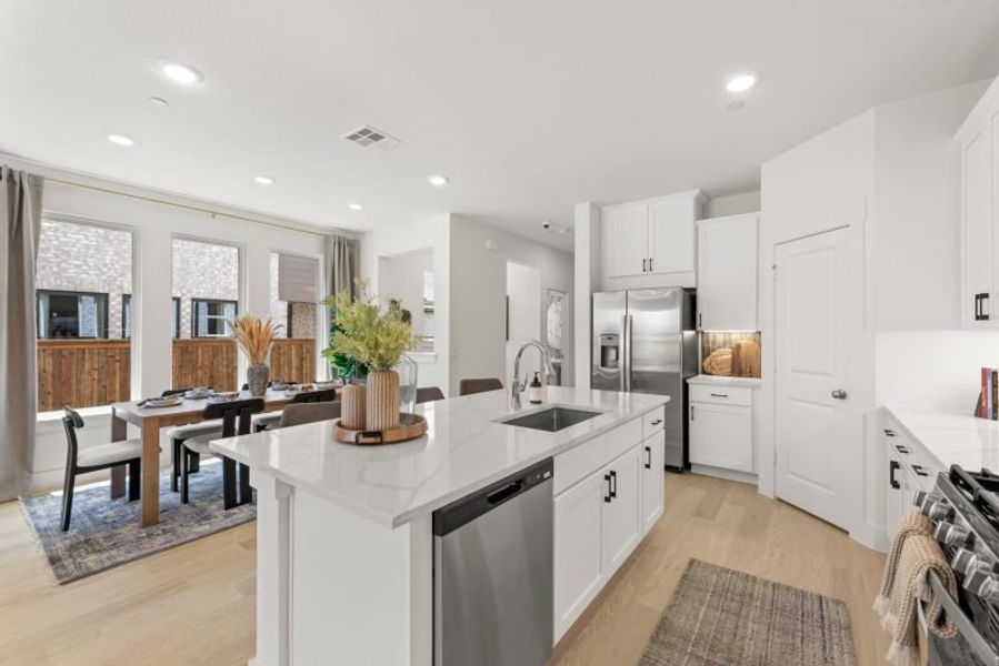 Furnished interior in a model home at Talia in Mesquite (Image 27).