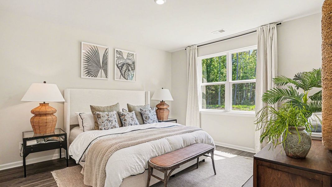 Furnished interior in a model home at Hemingway Landing in Conway (Image 8).